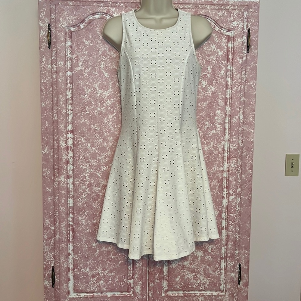 White floral boutique dress for Junior Girls